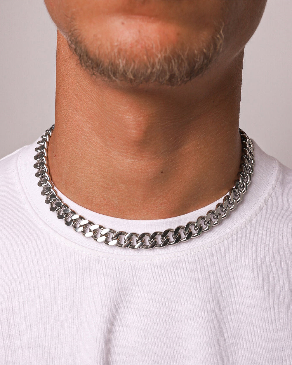 CLEAN CUBANA CHAIN. - 12MM