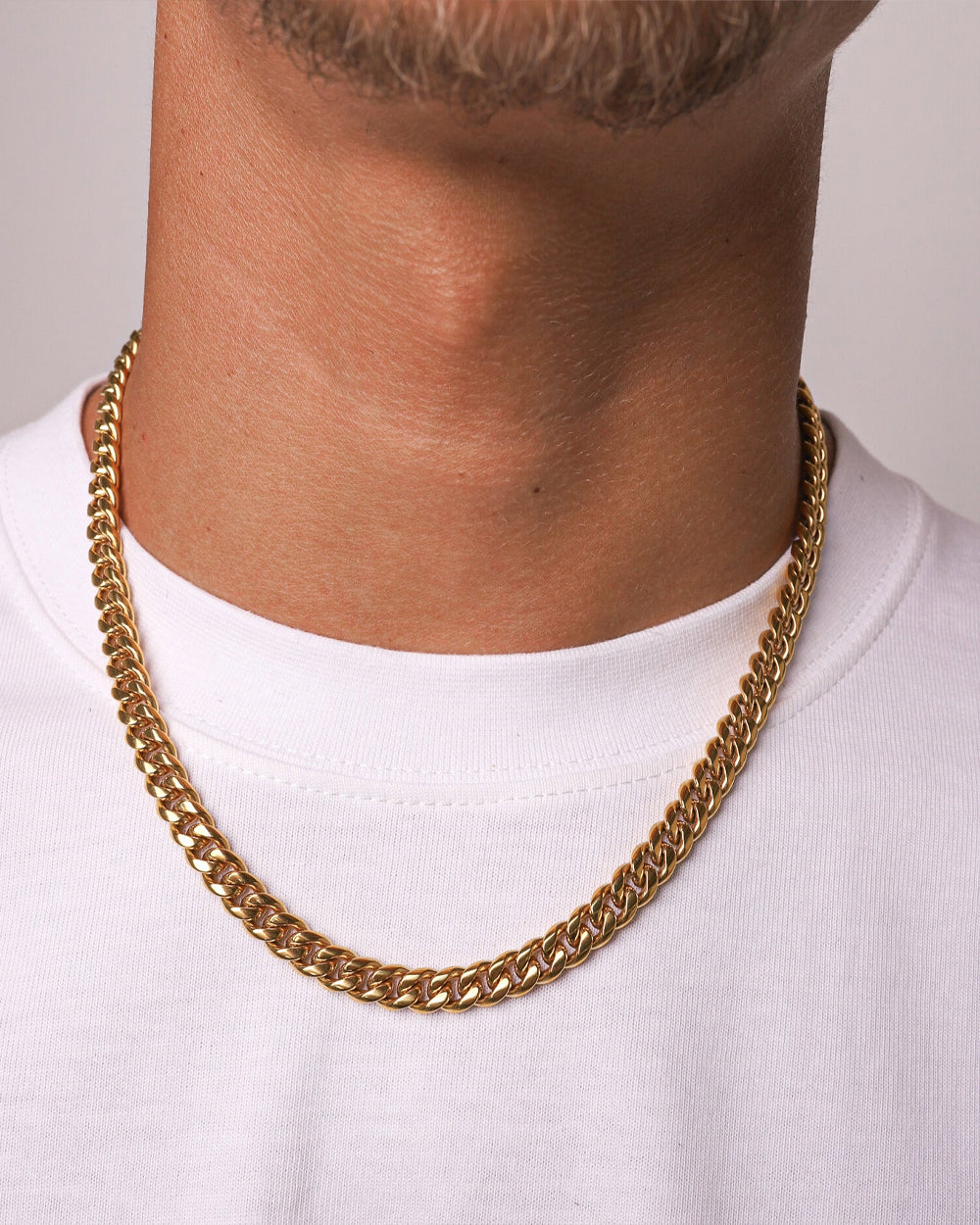 CLEAN CUBANA CHAIN. - 6MM GOLD