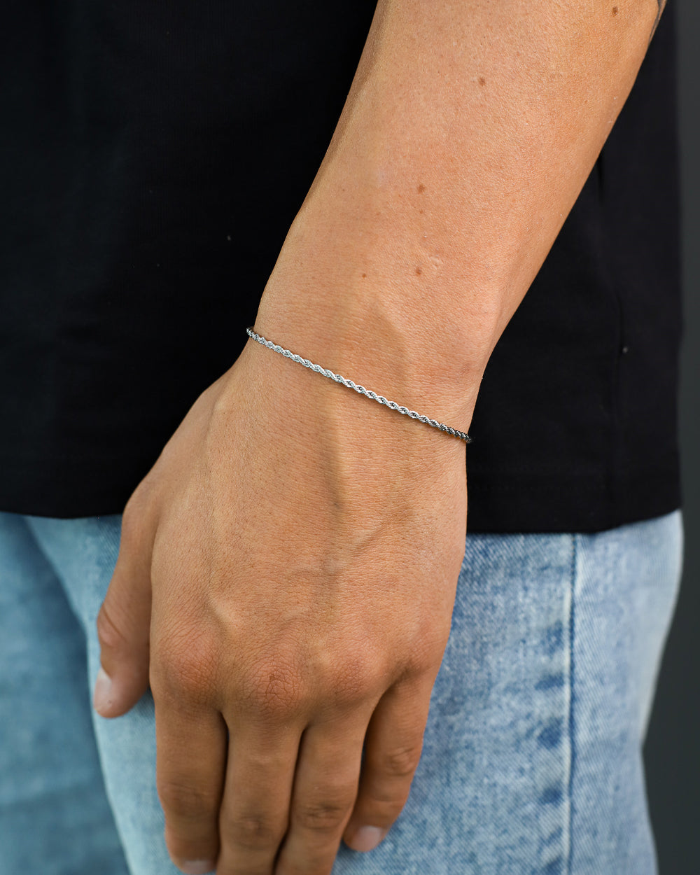 CLEAN ROPE BRACELET. - 2MM