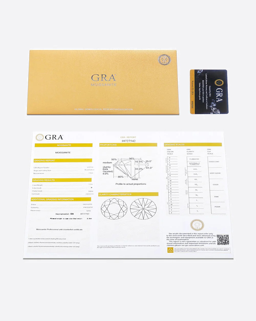 MOISSANITE LATIN CROSS PENDANT.