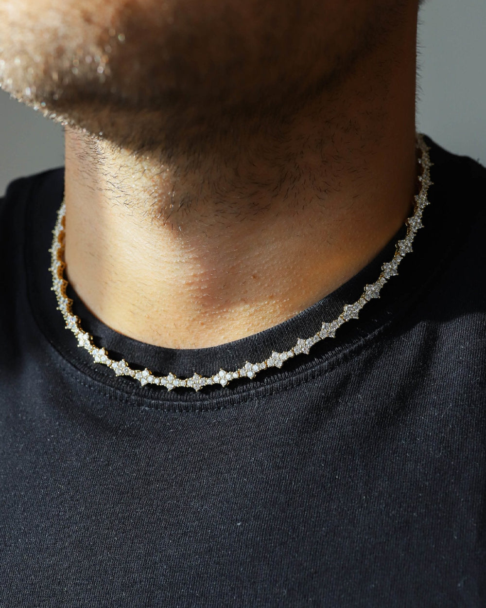 HONEYCOMB CHAIN. - 3MM GOLD
