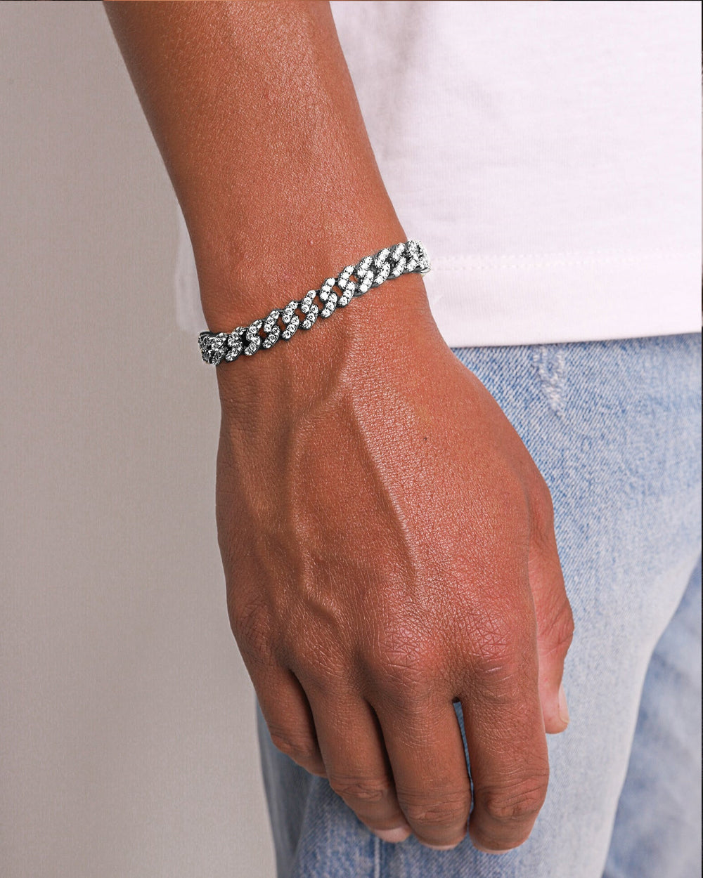 ICY CUBANA BRACELET. - 8MM