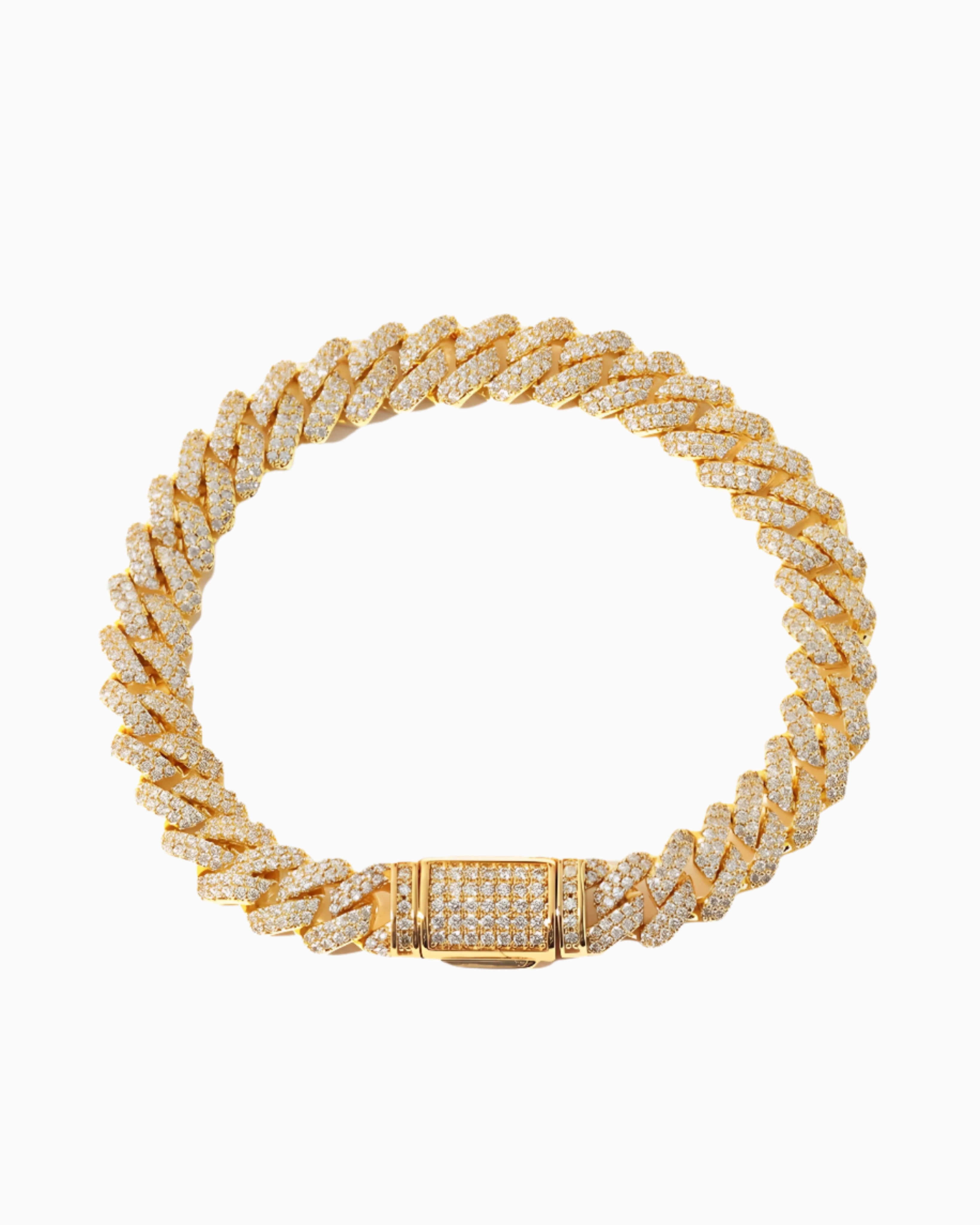 PRONG BRACELET. - 9MM GOLD